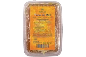 PROPOL-MEL Panal de miel x 350 g - Miel panal de Mil Flores con aroma floral, cosechada en UE. Miel en panal, mejora las defensas, propiedades antivirales.