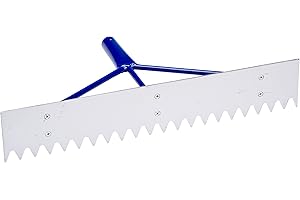 Idealspaten WEG40015 Alu-Teerverteiler Sieger gezahntes Blatt 60cm/34 mm, Silber, 40 x 25 x 15 cm