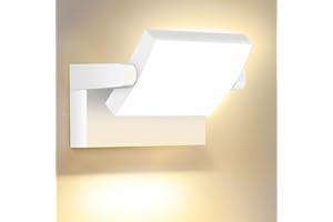 GXXG 40W Appliques Murales Extérieure avec panneau LED pivotant à 350°Blanc Applique Exterieur 4000Lm Projecteur LED 3000K Blanc Chaud Applique Intérieur étanche IP65