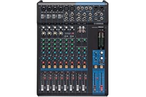 Yamaha MG12 - Console de mixage compacte avec 12 canaux d'entrée et préamplis micro D-PRE