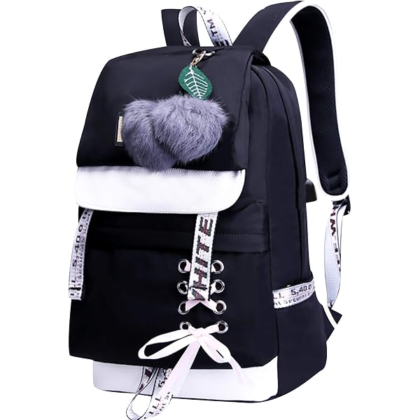 Sac à Dos Scolaire Pour Fille/ado - Grand Format 31x15x47 Cm - Imperméable, Léger, Bretelles Réglables - Pour Collège, Lycée, Université