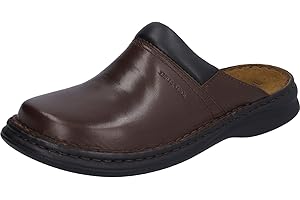 Josef Seibel Max Men Clogs, Genuine Leather Men's Shoes