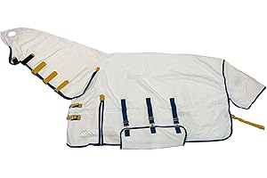 Shires Highlander Plus Sweetitch Horse Combo Rug - White 7ft3