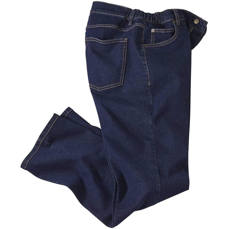 Jeans Homme Regular Fit Élastique - Cinq Poches - Denim Léger Printemps/Été
