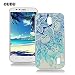 Produktbild OuDu Silikon Hülle für Huawei Y625 Weiche TPU Gummi Schutzhülle Flexible Schlanke Schale Glatte Leichte Tasche Ultra Dünne Etui Kreatives Design Hülle Kratzfeste Stoßfeste Abdeckung - Blauen Lotus