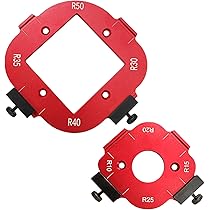 Runde Eckenschablone - Holzbearbeitung Radius Schablone