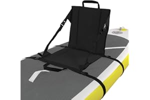 JOHN PADDLE LET'S ROAR WWW.JOHNPADDLE.COM Uniwersalne siedzisko sup do SUP do deski sup blue/black pasuje do wszystkich desek, nie wymaga pierścieni D i metalowych karabinników do montażu, łatwa instalacja z 2 paskami (czarny)