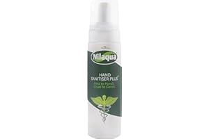 Nilaqua Foaming Hand Sanitiser, Alcohol Free and Fragrance Free, Kind To Hands and Non Drying 200ml