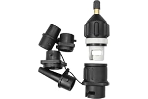 YapitHome SUP Adattatore Valvola di Fissaggio per Kayak Accessori con 4 Attacchi Della per Gommoni, Canoe, Kayak