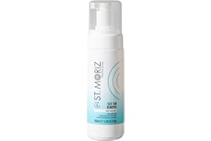 ST. MORIZ Professional Self-Tan Remover Foam - Fake Tan in nur 5 Minuten entfernen - mit Aloe Vera, um der Haut Feuchtigkeit zu spenden - Dermatologisch getestet, ohne Tierversuche - 100ml