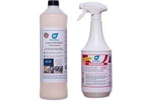 ‎KAISERREIN PROFESSIONAL KaiserRein Professionelles Lecksuchspray 1L Konzentrat = 20L Leck Such Spray inkl. Sprayflasche (ABB. ähnlich) einfaches Finden von undichten Stellen bei Gas, Luft, Kessel, Druck & Leitungen…