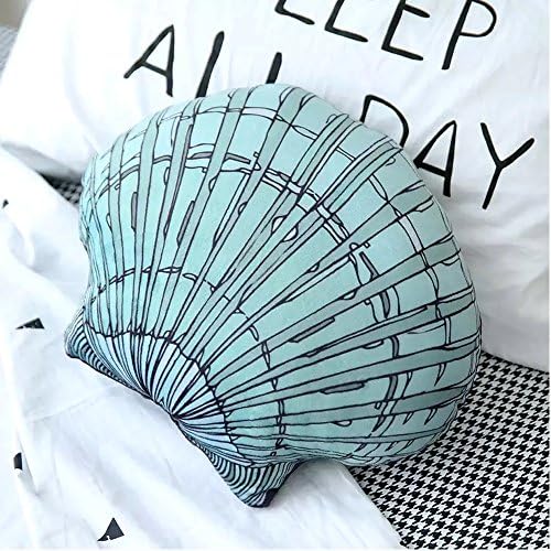 Huxun Seashell Shaped Throw Pillow for Couch Sofa Home Decor