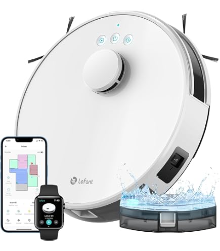 Seitenbürsten-Set Für LEFANT Roboterstaubsauger – 8-teilig, Kompatibel Mit M320, M310, F1, N1 Uvm., Aus ABS