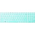 sourcingmap Silicone Keyboard Cover Protector for HP Pavilion 15 Laptop, Ultra Thin Protective Laptop Keyboard Cover Film Accessories, Turquoise