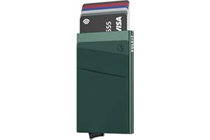 VULKIT Alpha Tarjeteros para Tarjetas de Credito Metalico Bloqueo de RFID