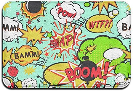 DIYABCD Cartoon Bomb Amazing Doormat Anti-slip House Garden Gate Carpet Door Mat Floor Pads
