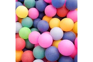 TOKANEIT Palline da Ping Pong in Colori Misti,40 Pezzi Palline da Ping Pong Colorate,Per Giochi Domestici,Regali,Giocattoli per Gatti,Decorazioni Artigianali