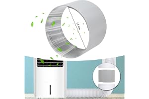 Hukermoon luftkonditioneringsavgasslangadapter 150 mm luftkonditioneringsavgasslanganslutning luftkonditioneringsslangförlängningsadapter slang