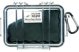Pelican 1020 Micro Case (Nero/Trasparente)