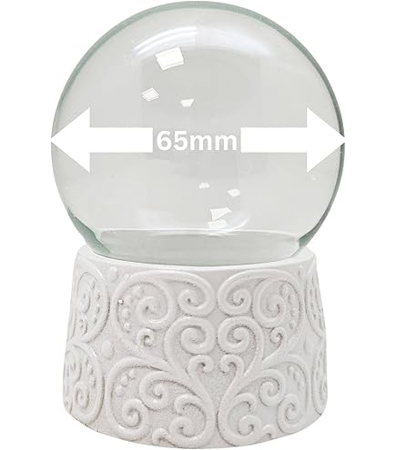 6 Boules à Neige Vides En Plastique à Remplir Soi-même - Diamètre 7 Cm, 150 Ml, Pour Projets DIY Et Cadeaux