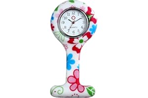 Lancardo, orologio da tasca in silicone con spilla