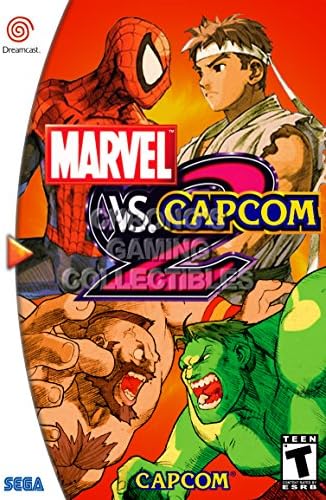 CGC Huge Poster GLOSSY FINISH - Marvel Vs Capcom 2 - Sega Dreamcast DC - SDC063 (24" x 36" (61cm x 91.5cm))
