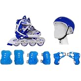 Xslide Inline Paten Set-MAVİ