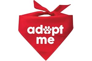TEES & TAILS Adopt Me - Bandana triangolare per cani, colori assortiti