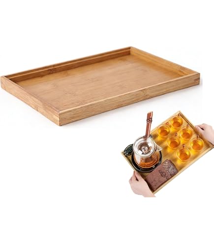 Vassoio Decorativo In Legno Con Corteccia Naturale - 38x11x4 Cm - Ideale Per Candele, Centrotavola Rustico E Regali Fai Da Te