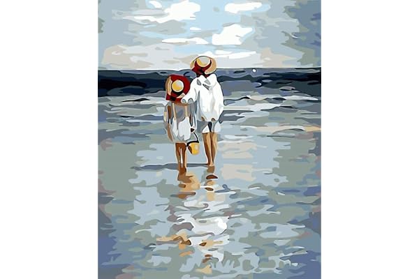 Maysurban Peinture par Numero Adulte DIY Kit de Peinture à l'huile de Bricolage Paint by Numbers Peindre par Nombre Kits sans Cadre 40x50cm