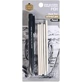 KeepSmiling Değiştirilebilir yedek lastik bantlı mekanik silgi kalemi, 5 par&ccedil;a