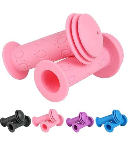 Pédales De Vélo Rose Pour Enfants – Plastique Et Métal, Antidérapantes, Compatible Vélos Filles