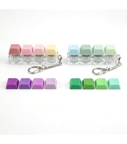 Porte-Clés 4-en-1 à Clavier – Boutons Pression – Anti-Stress Avec Lumière – Vert Herbe