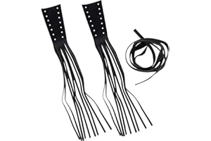 Wakauto Motorrad Lenker Quaste Kunstleder Lenker Griff Abdeckung Bremshebel Abdeckung Franse Powersports Teile