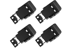 TOGTHERKINGS 4 Pz Cierre de Resorte Palanca Cerradura Pestillo,clip de abrazadera de retenciónCerradura de Tensión de Acero Inoxidable Cierre Pestillo para Caja de Herramientas Maletas Tronco y el Armario