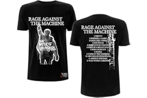 ROCKS-OFF Rage Against The Machine Bola Album Cover Official Tee T-Shirt Mens Unisex (Large) Black