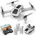 Holy Stone Drone with Camera for Adults, HS430 FPV HD 1080P Video Aircraft for Beginner, Foldable Hobby RC Quadcopter,Toys Gifts with Circle Fly, Throw to Go, 3 Batteries 39 Mins Long Flight Time