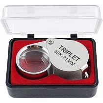 Lente D'ingrandimento 30x Pieghevole - Per Gioielli, Monete, Orologi, Compatta E Professionale (2 Pezzi) - Foto 10