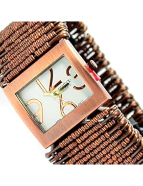 Animoo Damen Armbanduhr Rose Weiß Fashion Mode Trend Damenuhr Al 555