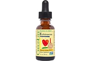 ‎CHILDLIFE ChildLife Essentials, Echinacea, 30ml, 15mg Echinacea je Dosis, Geschmacksneutral, Vegan, Glutenfrei, Sojafrei, GMO frei