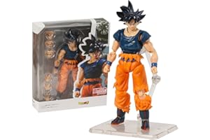 DOLOVEU Anime DB Son Goku Ultra Instinct Sign Exclusive Color Edition SHF Action Figure Collezione di statue in PVC Modello Giocattoli Regali di Compleanno 16 cm