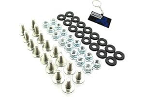 STONEDER Kit di viti in plastica per bulloni parafango per 50 cc, 70 cc, 90 cc, 110 cc, 125 cc, ATV, quad, 4 ruote