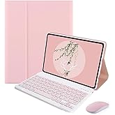 Microcase Huawei Matepad 11.5 2025 Tablet i&ccedil;in Bluetooth Klavye + Standlı Kılıf - BKK6 Pembe