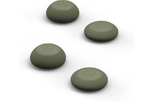 Skull & Co. Wypukłe nakładki na kciuki nakładka na joystick analogowa nakładka na kciuk osłona uchwytu na kontroler Nintendo Switch Pro i kontrolera PS5 / PS4 / Slim/Pro - zielony OD, 2 pary (4 szt.)