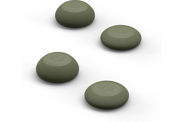 Skull & Co. Convex Thumb Grip Caps Joystick Cap Analog Stick Cover Thumbstick Grip Cover for Xbox (XSX/XB1) Controller - OD Green, 2 Pairs (4pcs)