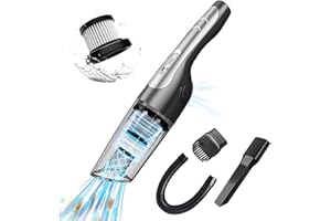 AHYBZN Auto-Staubsauger, Akku Handstaubsauger Kabellos, 120W 12000 Pa Mini Staubsauger Auto, Wiederaufladbarer Handstaubsauger für Auto, Haus, Küche, Tierhaare