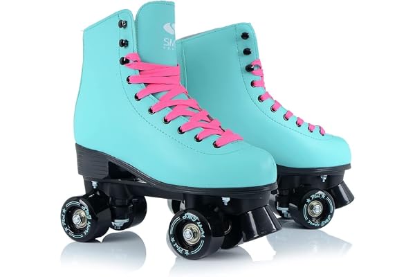 SMJ sport Patins à roulettes Classiques rétro pour Femmes | Roulements à Billes ABEC7 | Patins à roulettes Classiques pour Filles | Taille 35, 36, 37, 38, 39, 40, 41