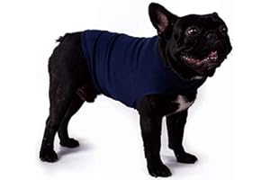 WingFly Dog Anxiety Relief Coat Adjustable Dog Anxiety Jacket Wrap Anxiety Jacket Shirt Calming Coat Thunder Dog Wrap for Anti Anxiety and Stress Relief Calming (L,Blue)