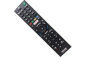 EAESE Remote Control RMT-TX100D Replacement Remote for Sony Bravia Smart TVs RMT-TX101D RMT-TX102D RMT-TX102U RMT-TX200E RMT-TX300E - No Setup Needed Sony TV Remote