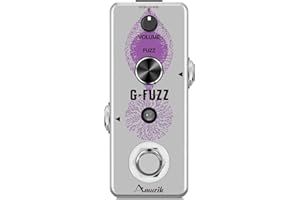 Amuzik G-FUZZ Vintage Germanium Analog Fuzz Guitar Effect Pedal True Bypass Metal Shellfor Distortion Guitar Effects Pedal Mini Size